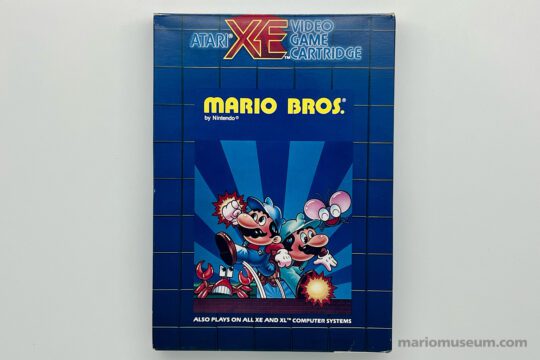 Mario Bros, Atari XE (Front)