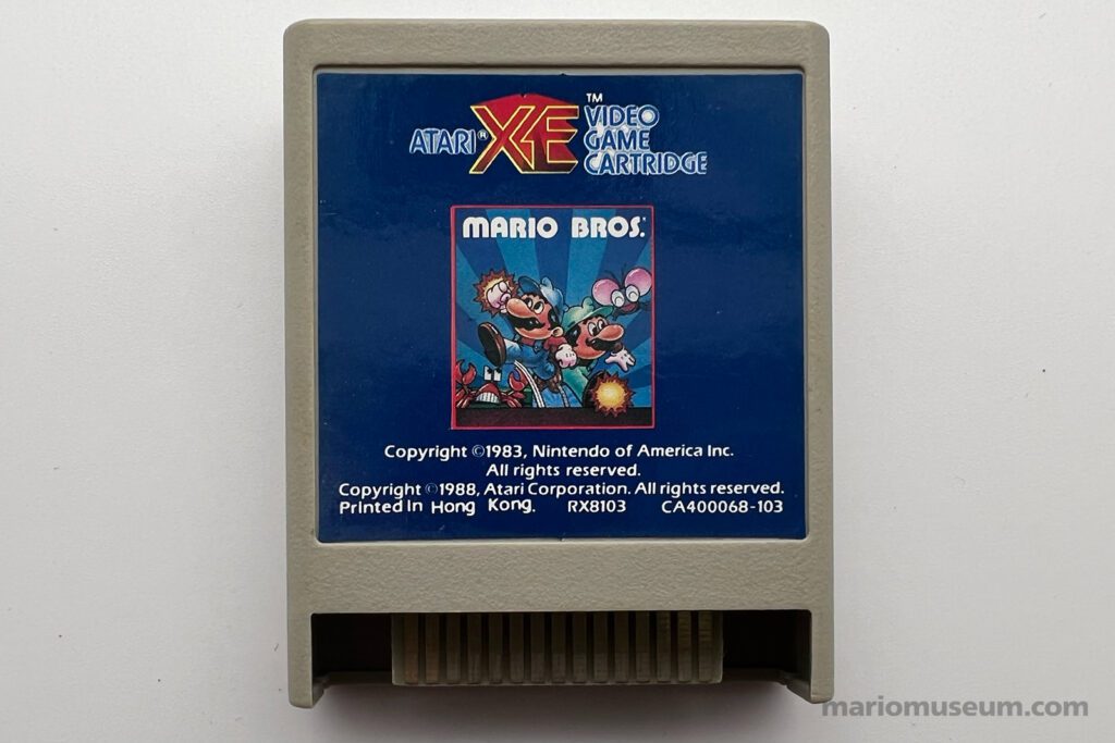 Mario Bros, Atari XE (Cart)