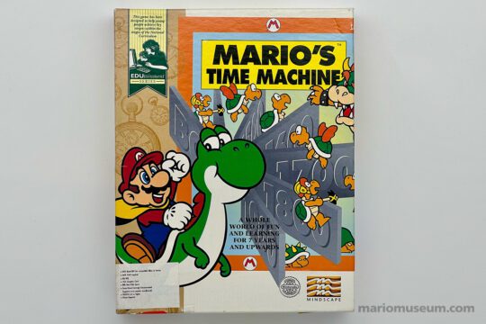 Mario's Time Machine, PC (Front)