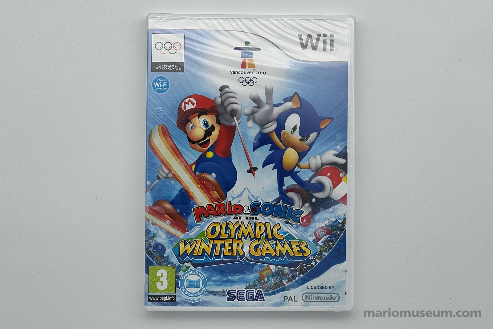 Mario & Sonic at the Winter Olympic Games: Vancouver 2010, Wii (Front)
