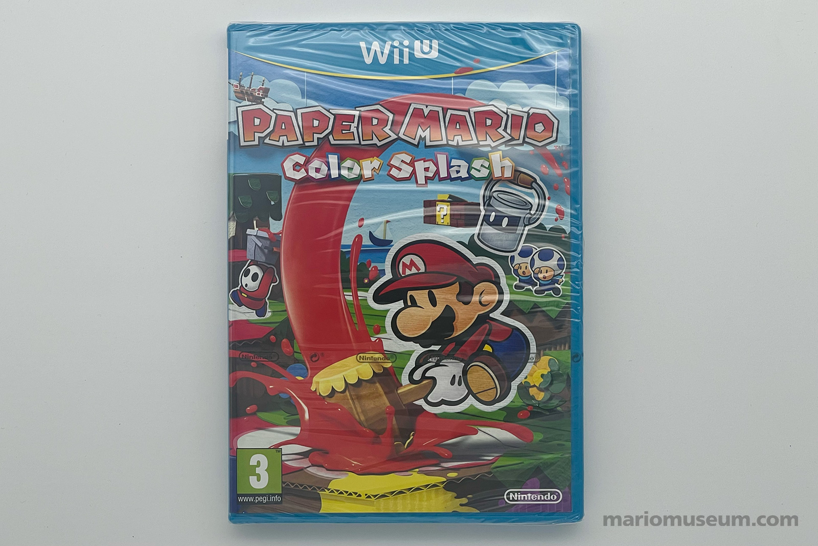 Paper Mario Color Splash, Wii U (Front)