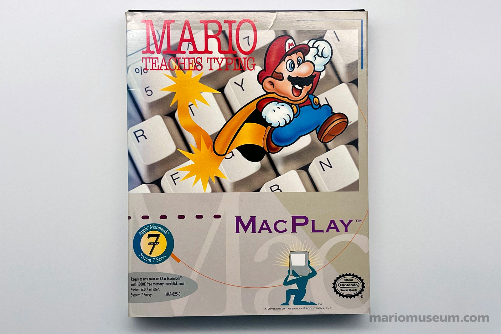 Mario Teaches Typing, Apple Mac