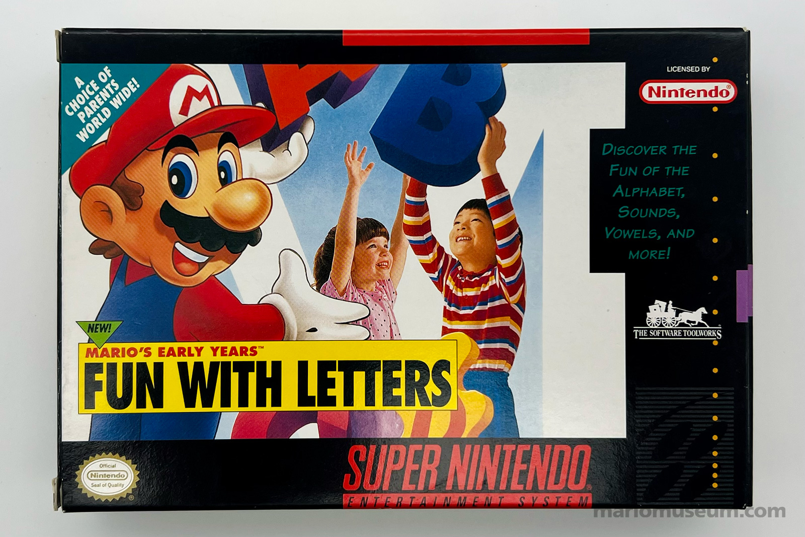 Mario's Early Years: Fun With Letters, SNES