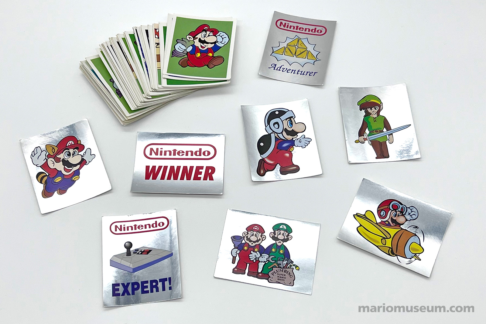 Merlin Nintendo stickers (1992)