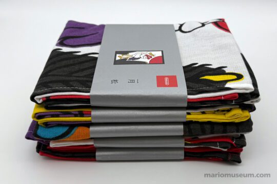 Mario hanafuda face towels