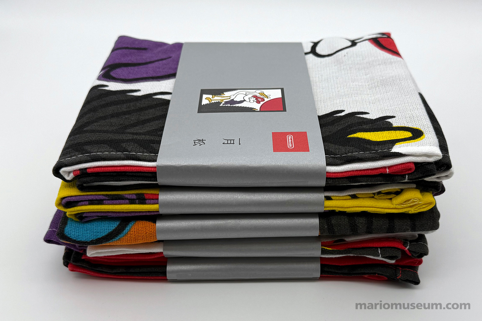 Mario hanafuda face towels