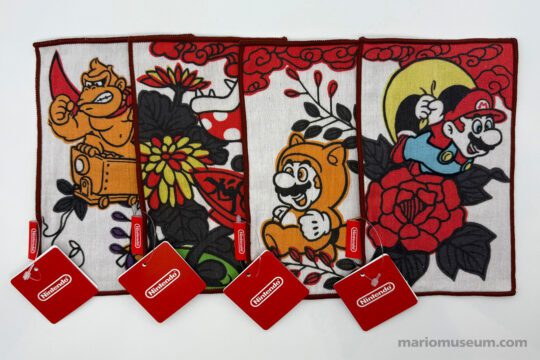 Mario hanafuda half-towel set