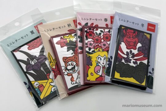Mario hanafuda mini-letter set