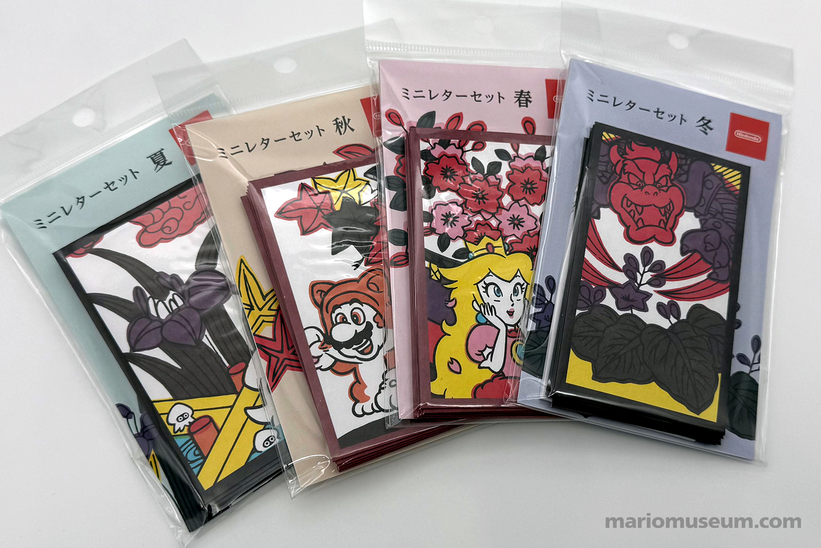 Mario hanafuda mini-letter set