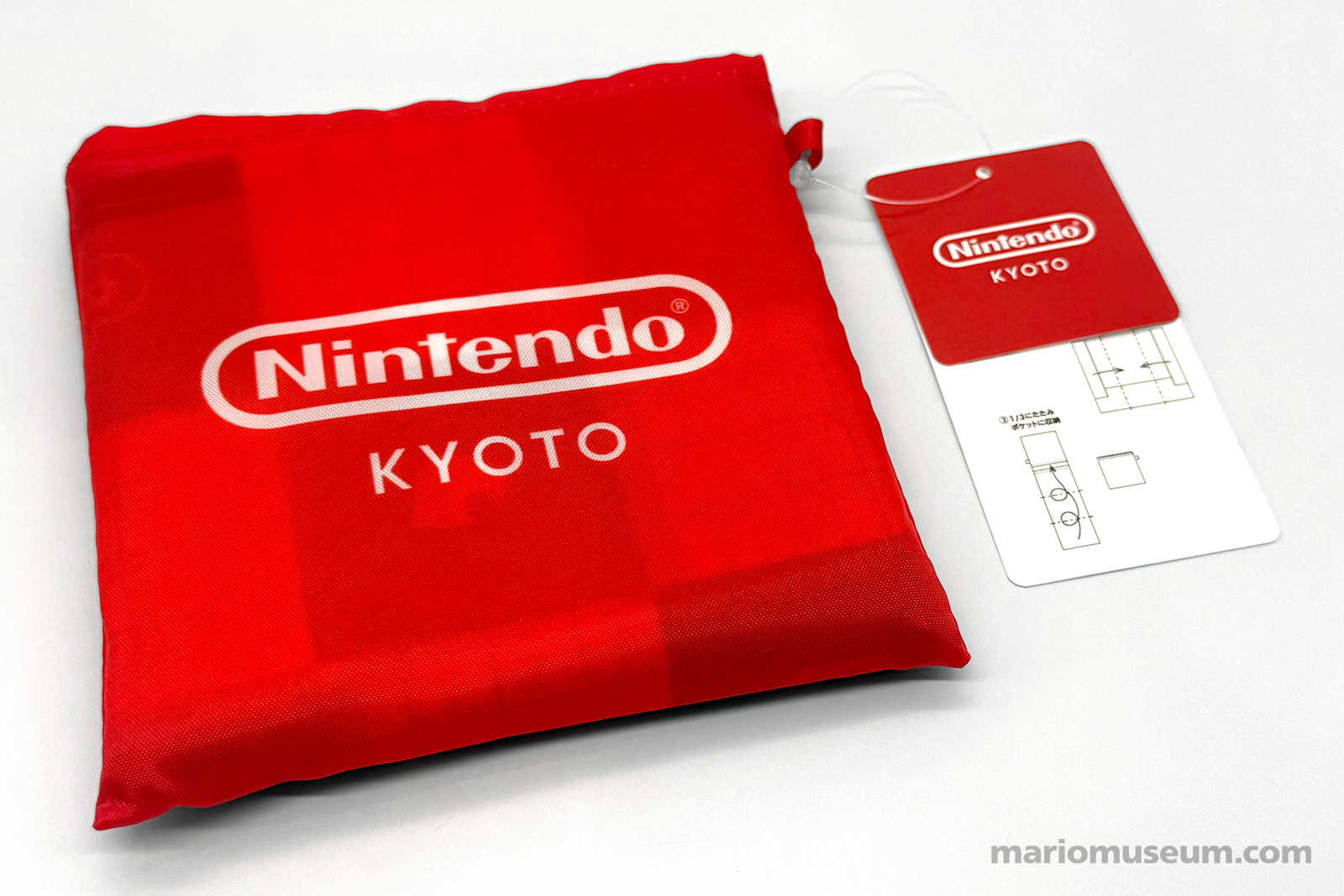 Nintendo Kyoto folding bag with pouch