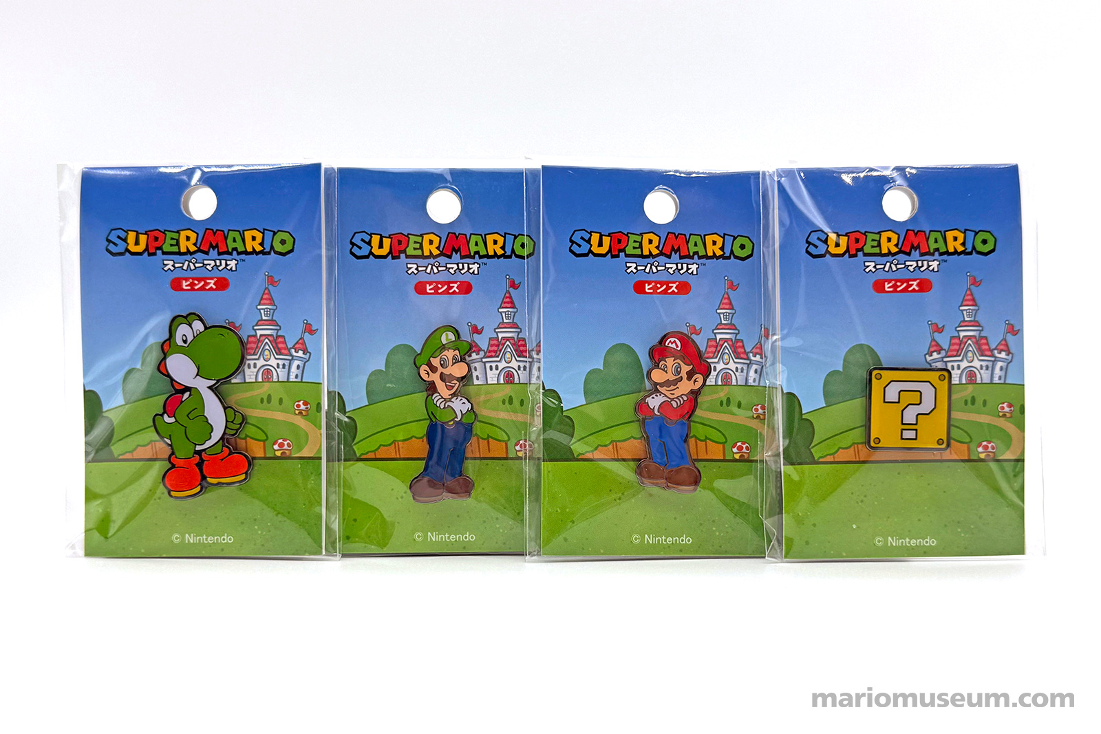 Super Mario pin badges - Mario Museum